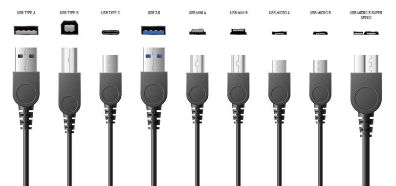 Quels sont les differents types de cables usb 810x381